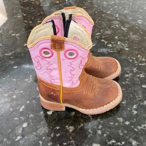 Babies' Genuine Leather Classic Western Cowboy Boots 'Jar Boots'